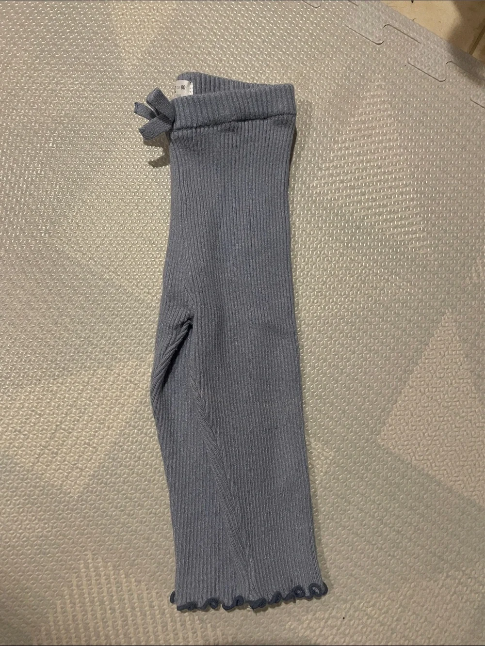 Zara Toddler Blue Knit Sweater & Legging Set